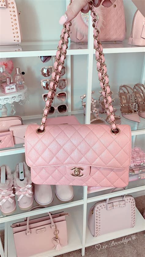 chanel bag pink inside|Chanel pink bag 2021.